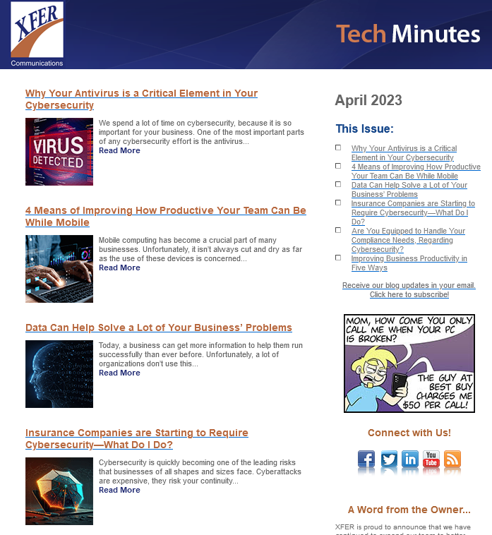 April 2023 Newsletter