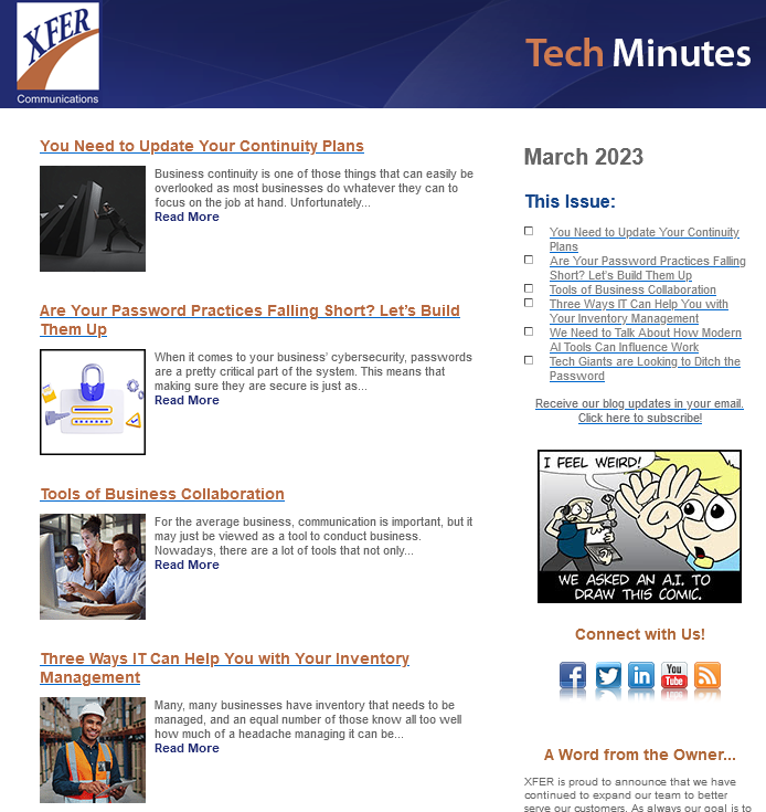 March 2023 Newsletter