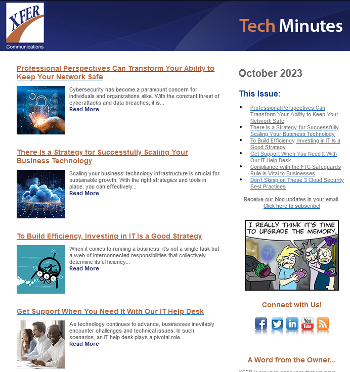 October 2023 Newsletter